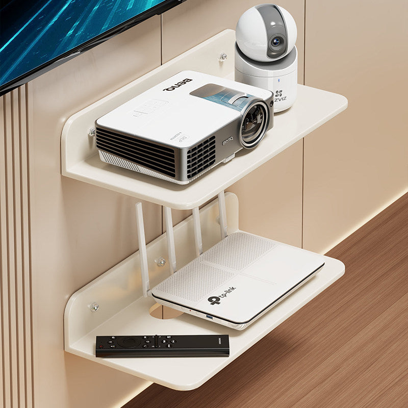 Wandmontage Schwebendes AV-Regal für Projektor und Router