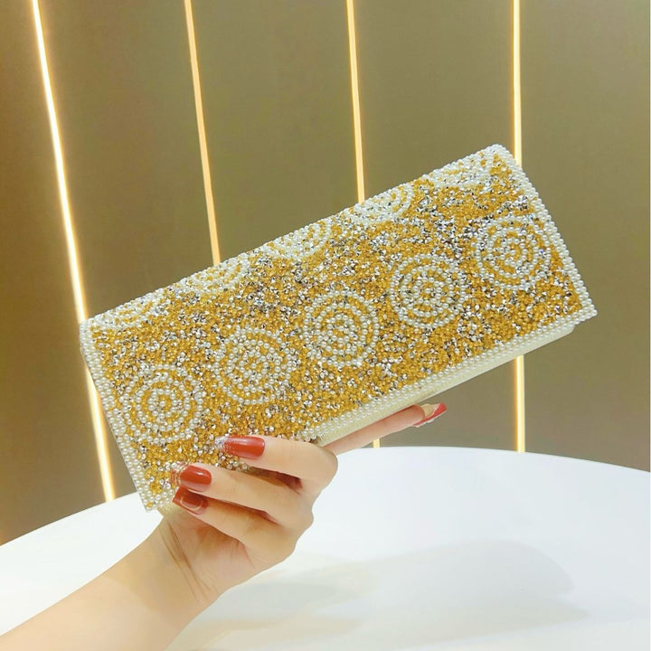 Beadete Abendclutch