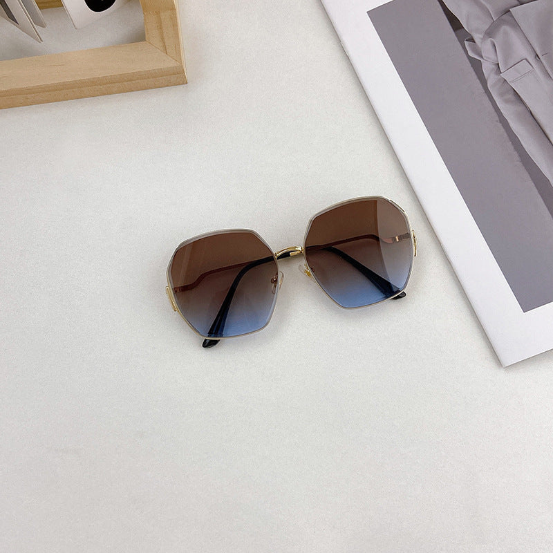 Modische Geometrische Sonnenbrille Karnz
