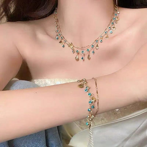 Elegante Edelsteinkette Karnz