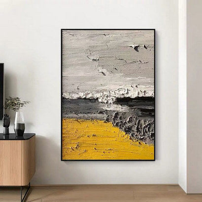 Abstrakte Texturierte Wandkunst für Innenräume