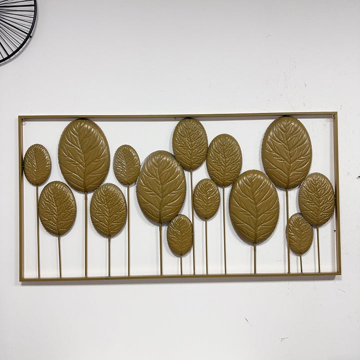 Dekorative Metallblatt-Wandkunstskulptur Karnz