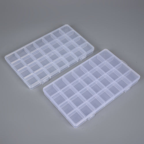 Transparente Mehrfach-Fach Aufbewahrungs Organizer Box Karnz