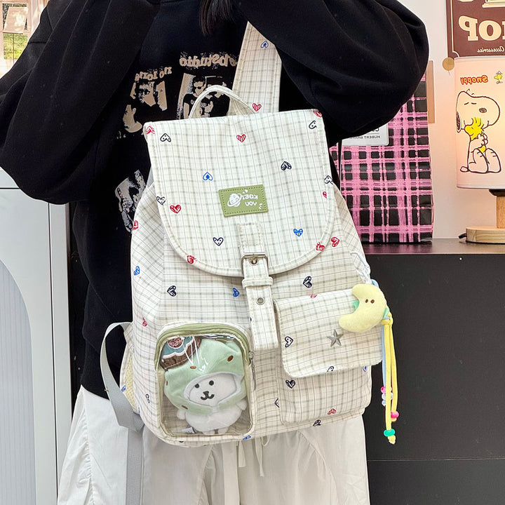 Herz-gedruckter Freizeit-Rucksack Karnz