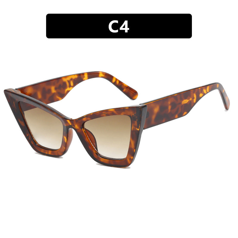 Damen Cat-Eye Sonnenbrille mit eleganten Linse und UV-Schutz Karnz