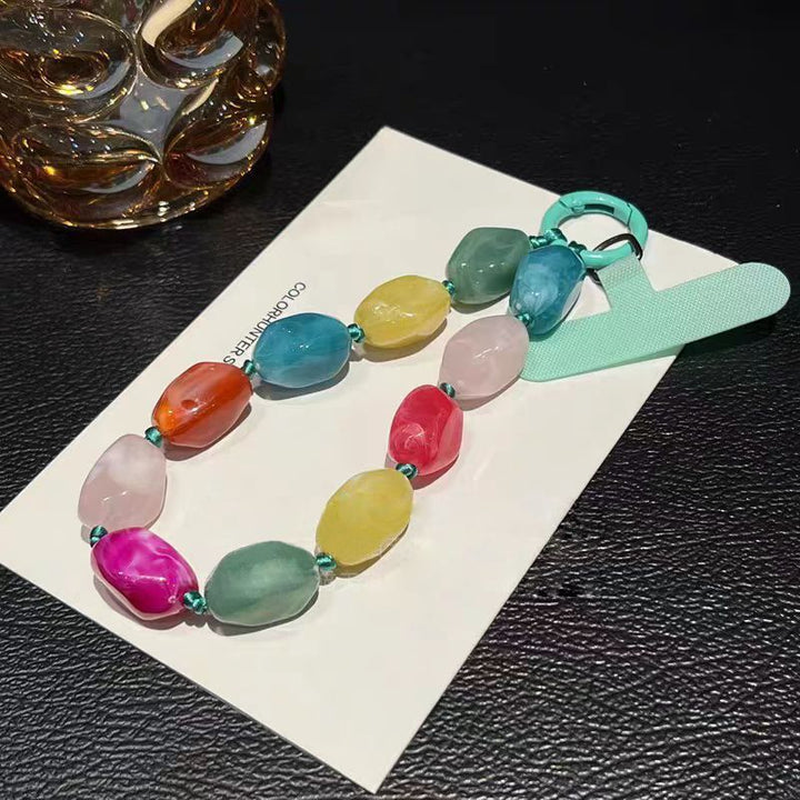 Vibrant Beaded Charm Schlüsselhalter Karnz