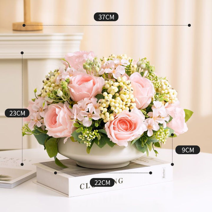 Lebensechte dekorative Blumenmittelstück