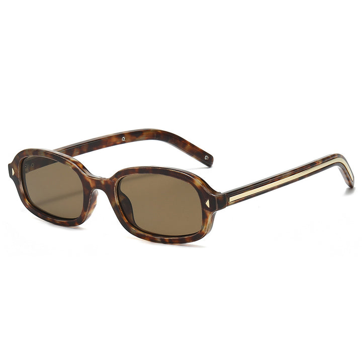 Retro-inspirierte rechteckige Sonnenbrille Karnz