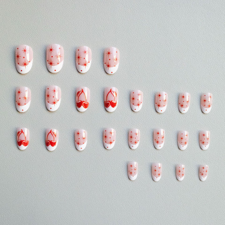 Künstlerisches Kirschblüten-Nagelkunst-Kit