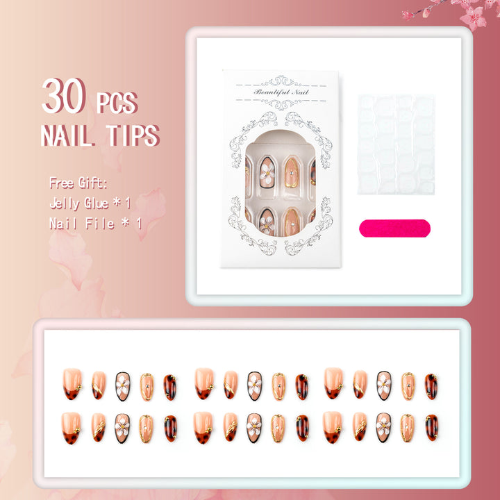 Dekorative Press-On Nagelspitzen Set