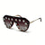 Damen extravagante Designer-Sonnenbrille mit geometrischen Akzenten Karnz