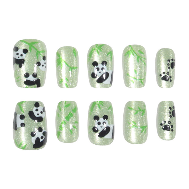 Kreatives Panda-Themen Nagelkunstset Karnz