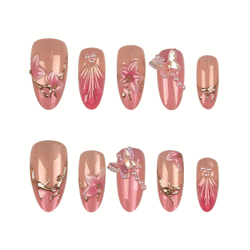 Blumenkunst Press-On Nagelset  1790956094