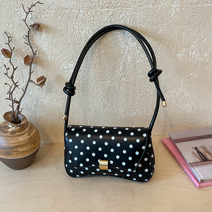 WoChic Polka Dot Schulter Handtasche Karnz