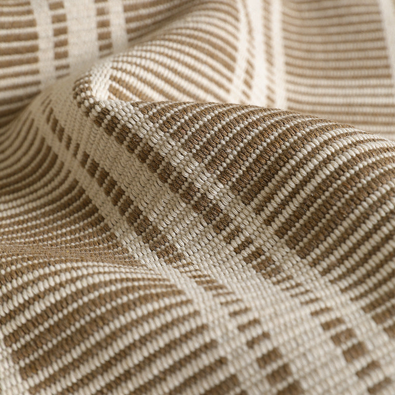 Rutschfeste Sofaüberwurf‑Schutzdecke mit Armlehnenansatz und Plaid‑Webstruktur