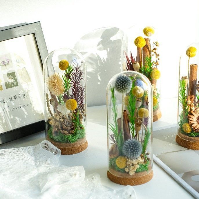 Moderner dekorativer floraler Terrarium
