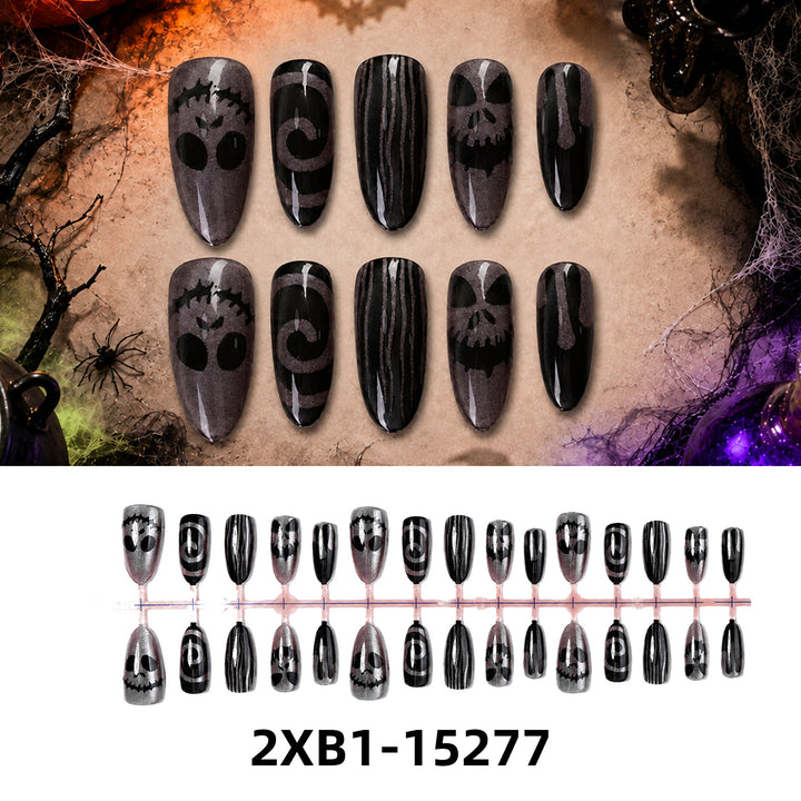 Kunstnagelset mit kreativen Halloween-Motiven Karnz