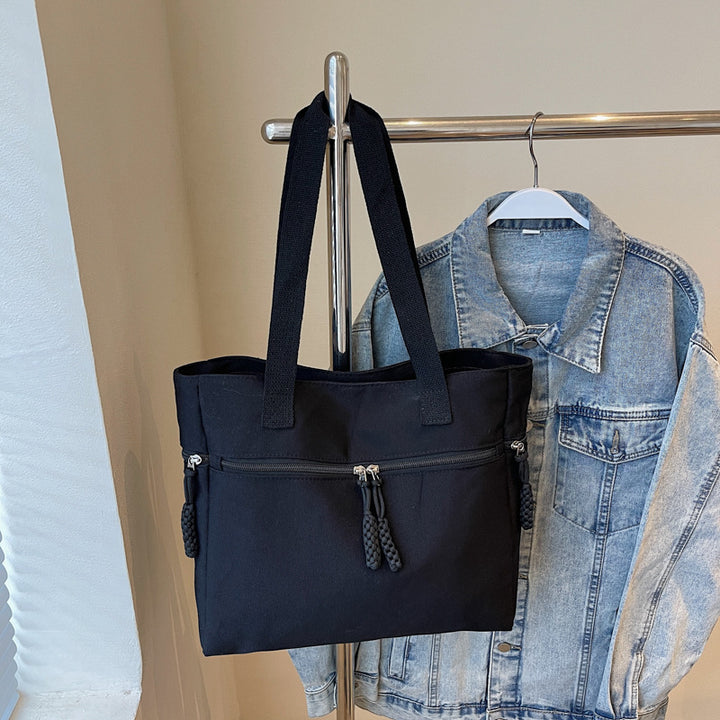Vielseitige Reißverschluss-Canvas-Tasche Karnz