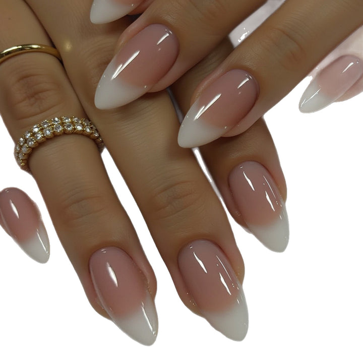Elegant Ombre Kunstfingernägel Karnz