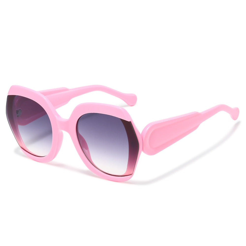 Modebewusste Übergroße Sonnenbrille Karnz