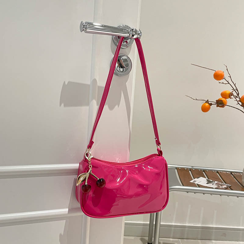 WoGlossy Texturiertes Handheld Crossbody Bag Karnz