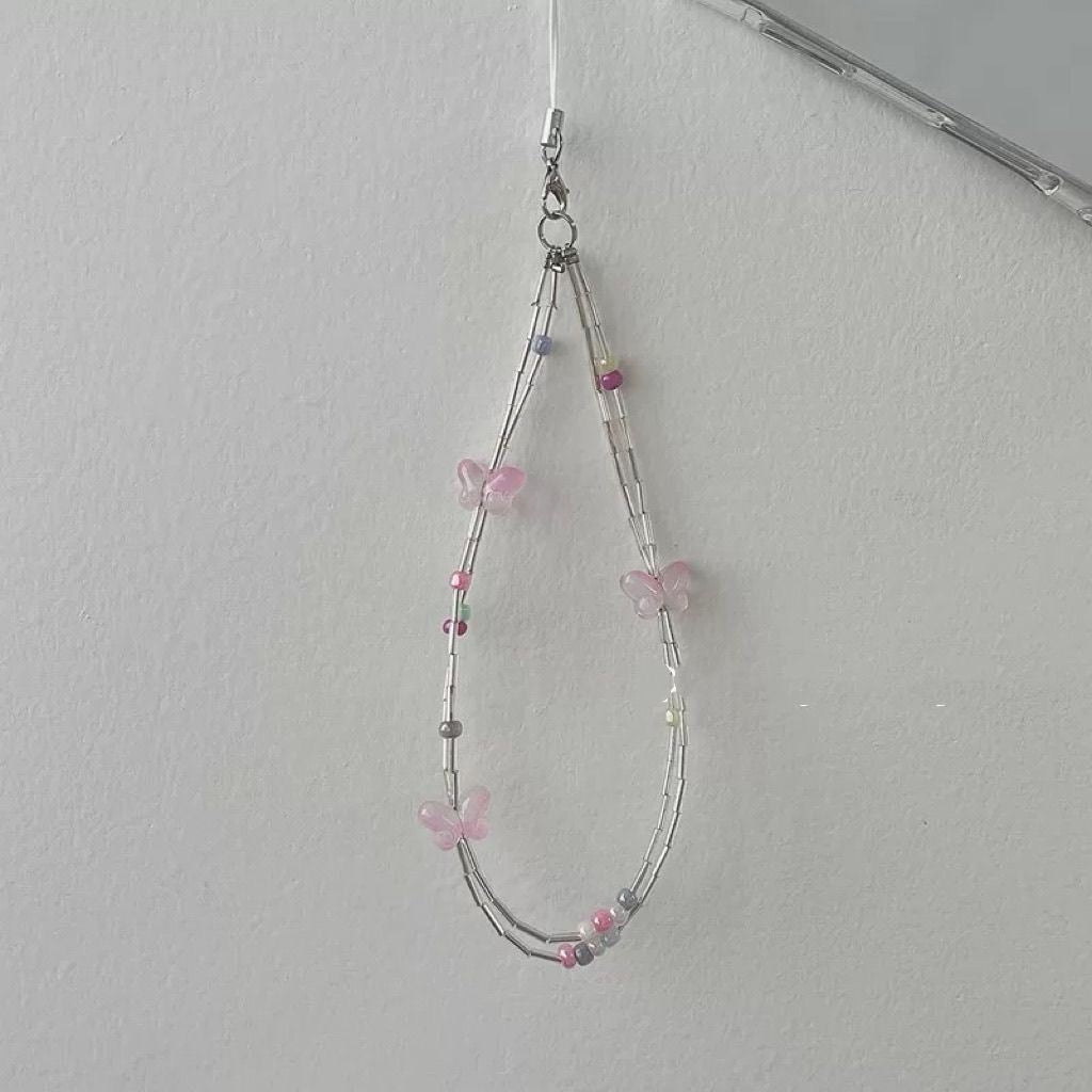 Dekorativer Schmetterlings Charm Brillenband Karnz