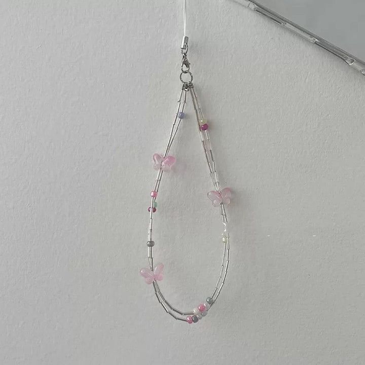 Dekorativer Schmetterlings Charm Brillenband Karnz