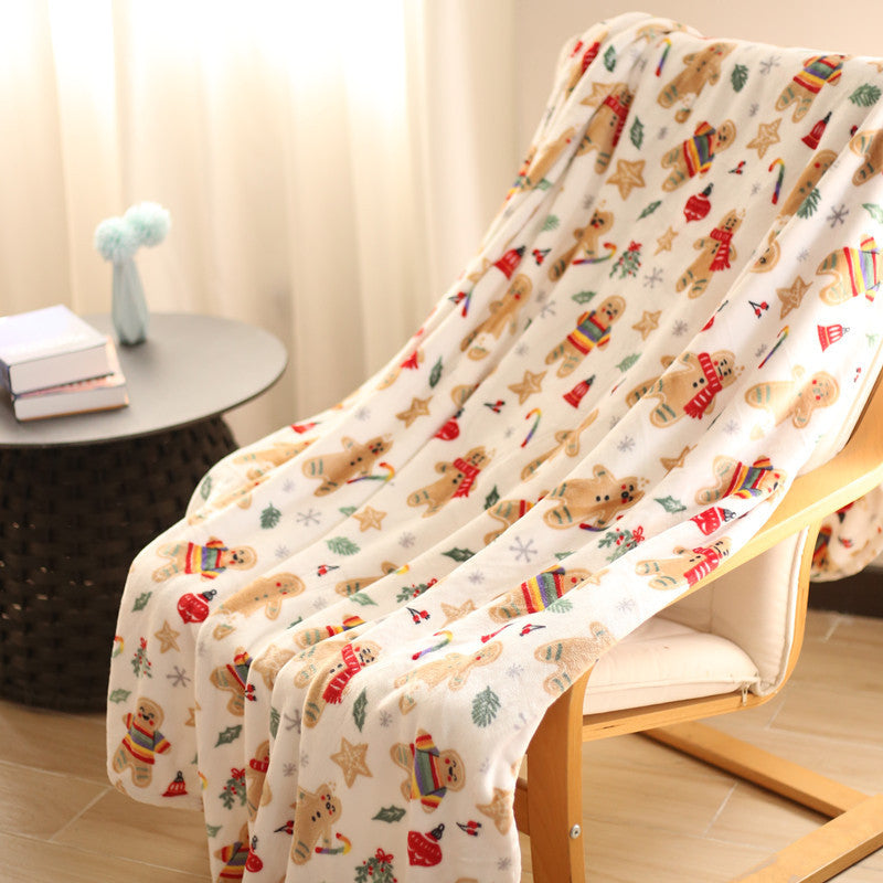 Gemütliche Einhorn-Design Fleece Hoodie Decke
