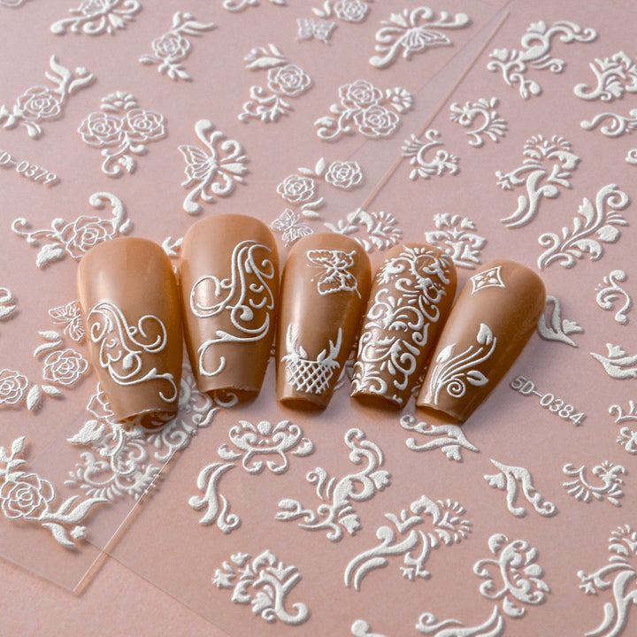 Elegante Nagelkunst Stempelplatte