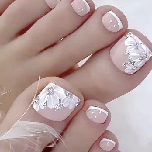 Floral Design Pedicure Karnz
