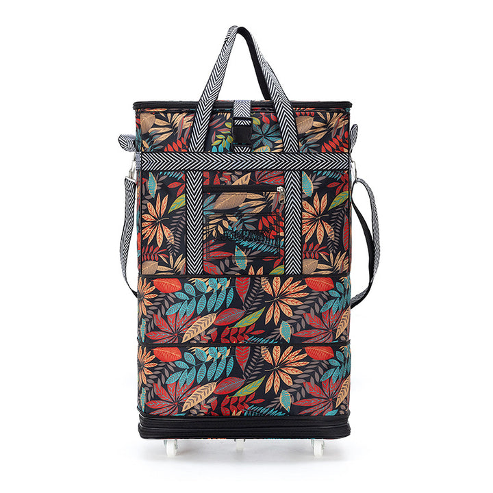 Stylische isolierte Kühltasche für Reisen