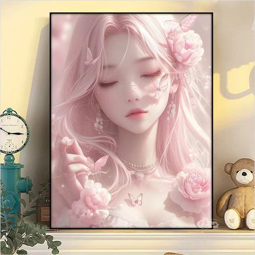 Ethereal Floral Fantasy Art Print Karnz