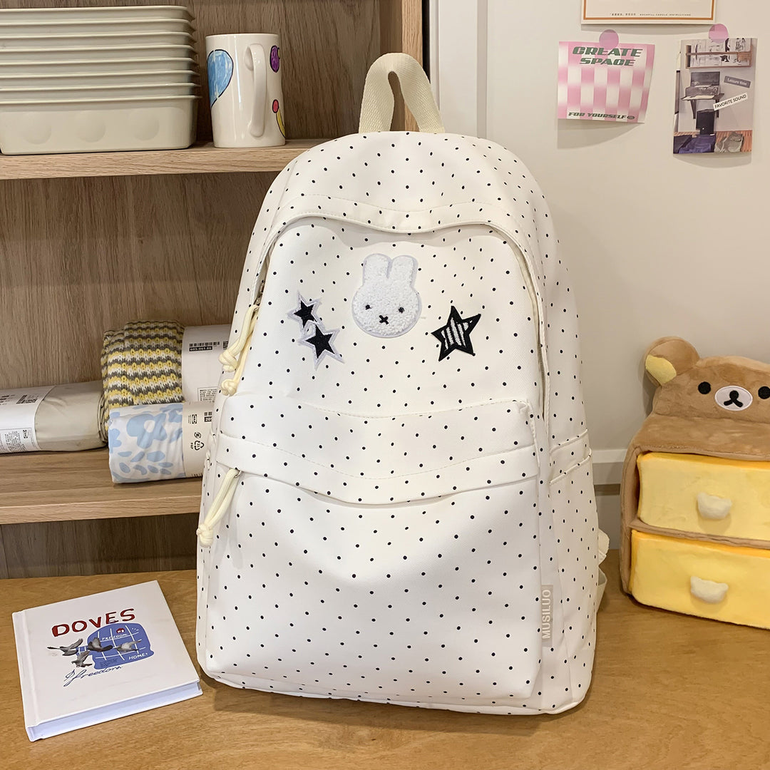 Verspielt Bunny und Sternen-Themen Rucksack Karnz