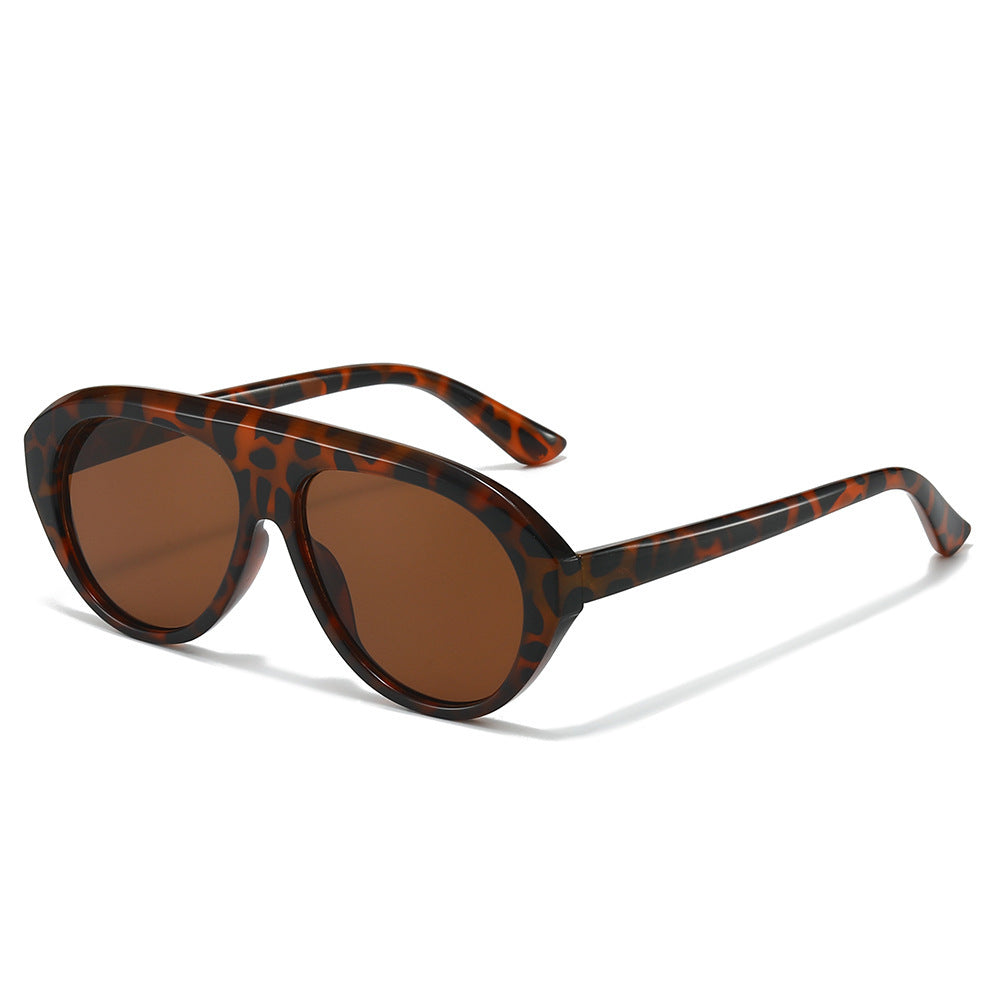 Oversized Geometric Aviator Sonnenbrille Karnz