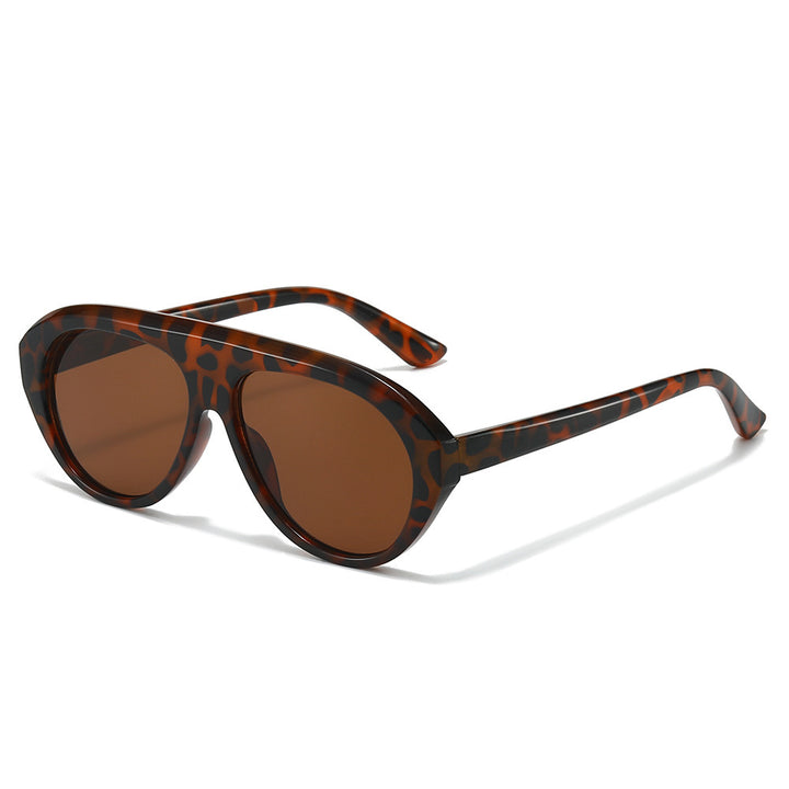 Oversized Geometric Aviator Sonnenbrille Karnz