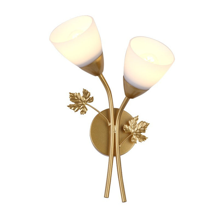 Dekorative Blatt Wandlampe