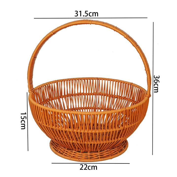 Handgefertigter Korb aus Wicker Karnz