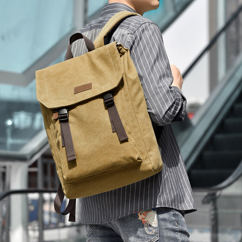 Vintage-Canvas-Reisrucksack Karnz