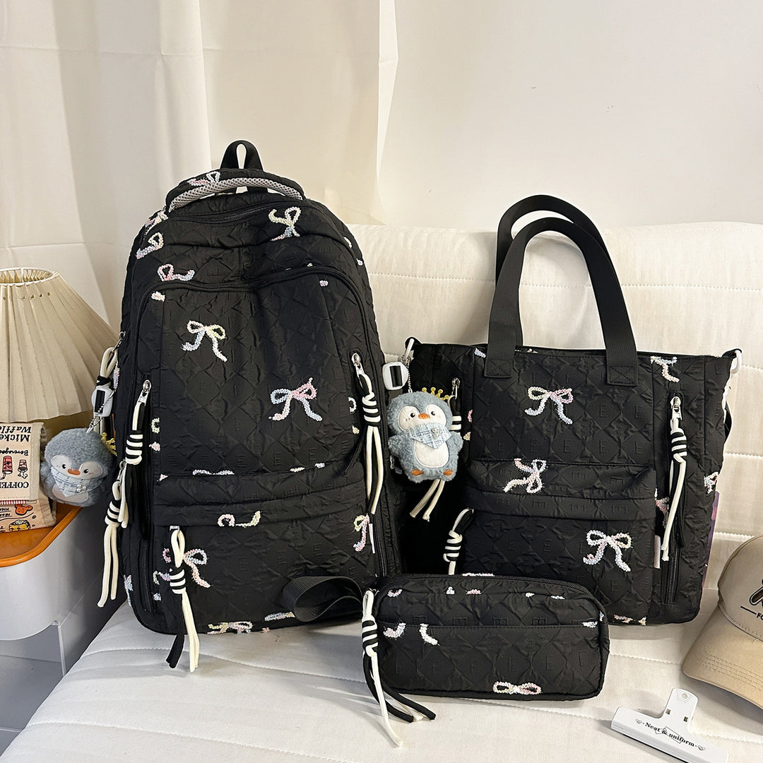 Bestickter Stepp-Rucksack Karnz