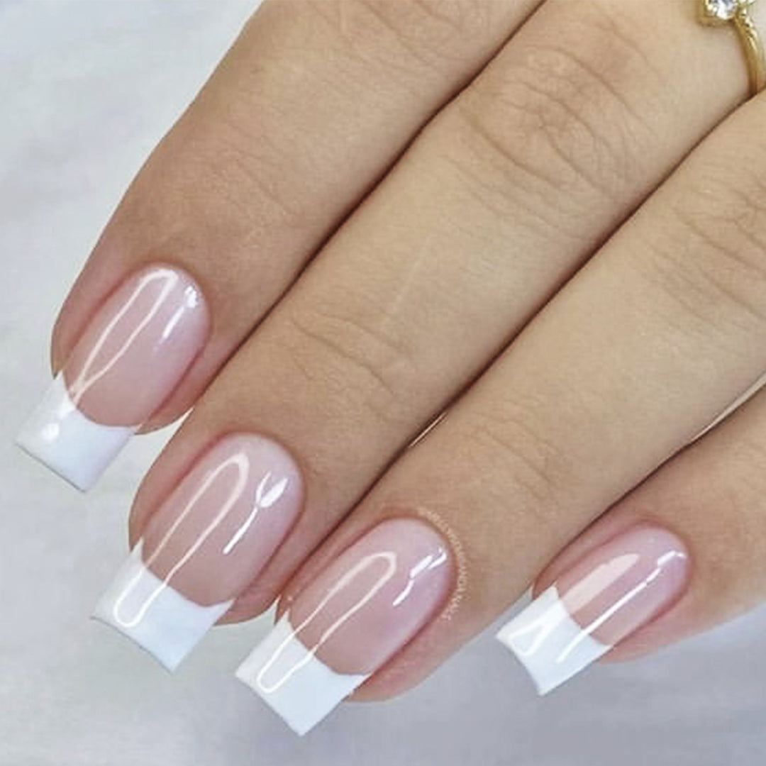 French Tip Press-On Nail Set Karnz