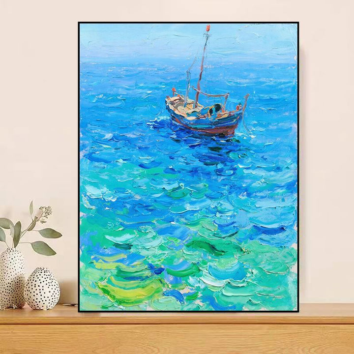 Maritimes Seeland Leinwandkunst Karnz