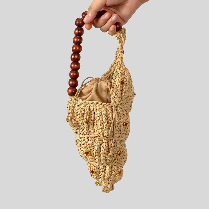 Künstlerische Schaleneform-Handtasche