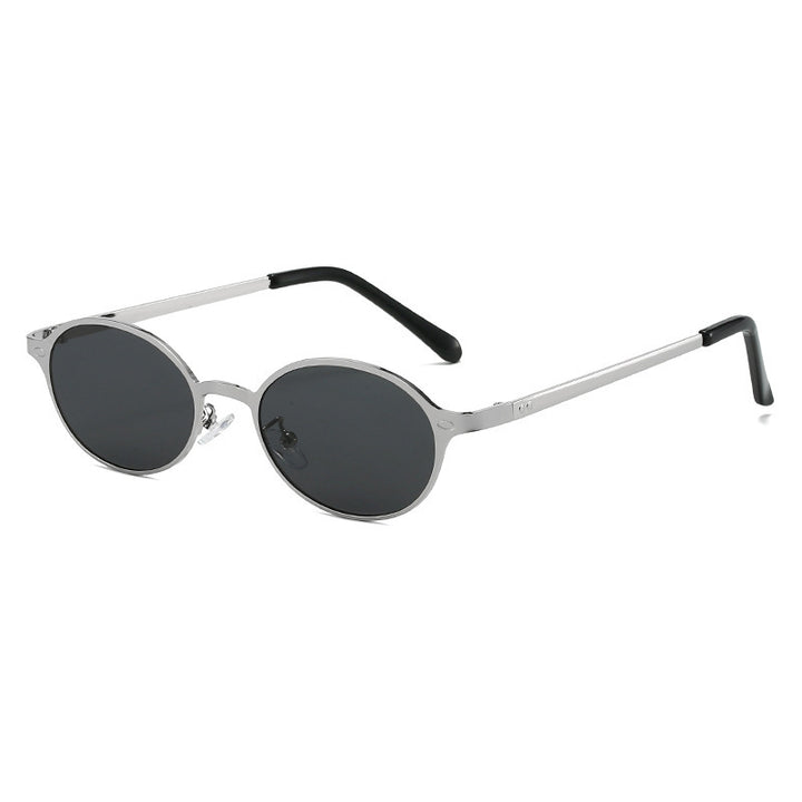 Modische Runde Sonnenbrille mit Elegantem Goldenen Rahmen Karnz