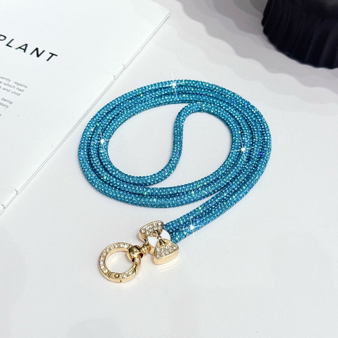 Elegante Strass-Brillen Kette Karnz
