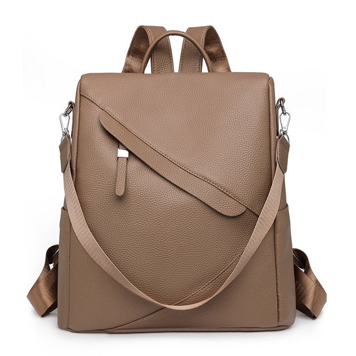 Eleganter Leder Laptop-Rucksack Karnz