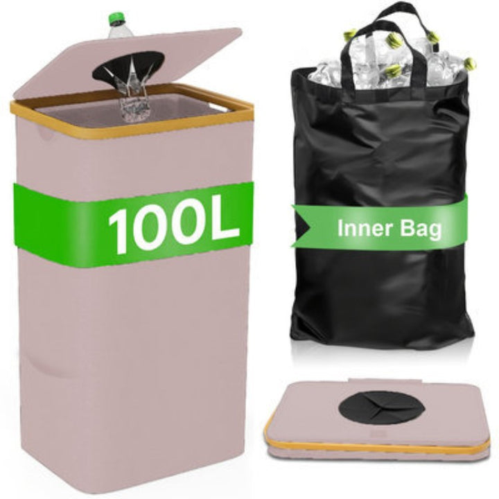 Multifunktionale Wäscheaufbewahrungsbox mit Bambusdeckel Karnz