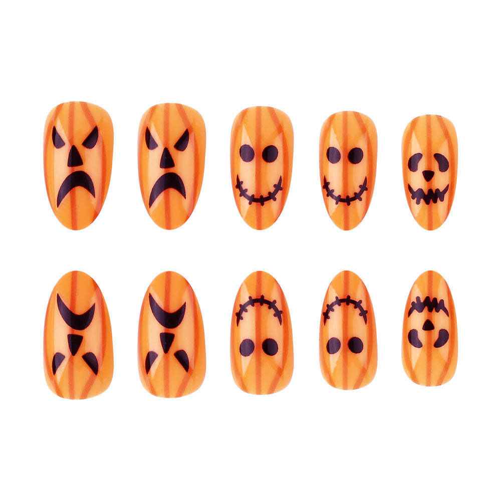 Halloween-Themen Press-On Nagelset Karnz