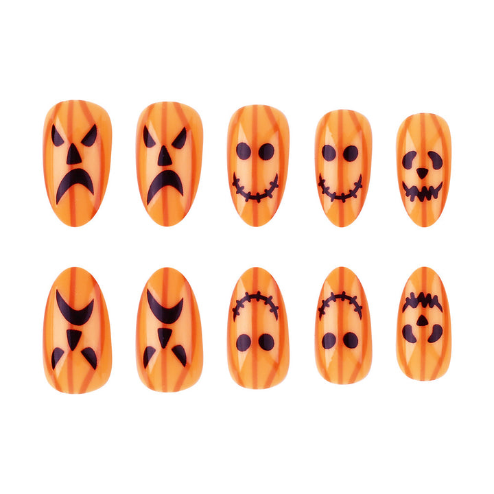 Halloween-Themen Press-On Nagelset Karnz
