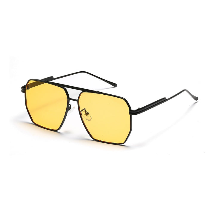 Damen elegante sechseckige Sonnenbrille Karnz
