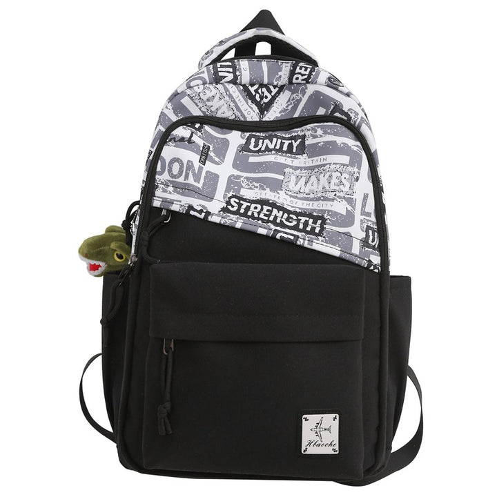Trendy Grafikdruck Rucksack Karnz